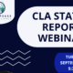 CLA Status Report Webinar (September 13, 2022 @ 5:30 pm EST)